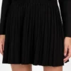 Eco Pleated Miranda Sweater Skirt