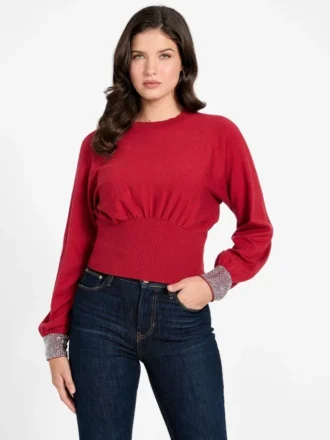 Eco Posa Bling Cuff Sweater