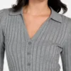 Eco Ribbed Miranda Sweater Top