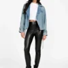 Eco Runa Belted Denim Jacket