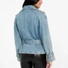 Eco Runa Belted Denim Jacket