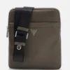 Eco Saffiano Flat Crossbody
