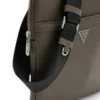 Eco Saffiano Flat Crossbody