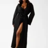 Eco Strass Rhinestone Signature Longline Robe