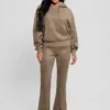 Eco Sueded Scuba-Knit Pants