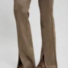 Eco Sueded Scuba-Knit Pants