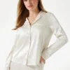 Eco Syvlie Peony Top and Pants Pj Set