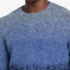 Eco Trey Crewneck Marled Striped Sweater