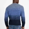Eco Trey Crewneck Marled Striped Sweater
