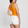 Eco Triangle Bling Ribbed Tank