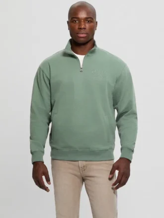 Eco Tyler Zip Mock Neck Sweater