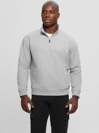 Eco Tyler Zip Mock Neck Sweater