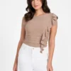 Eco Verdiana Ruffle Top