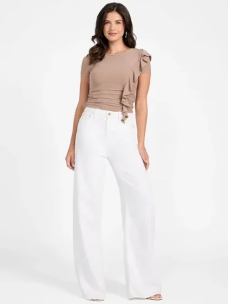Eco Verdiana Ruffle Top