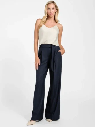Eco Zanita Pinstripe Relaxed Pants