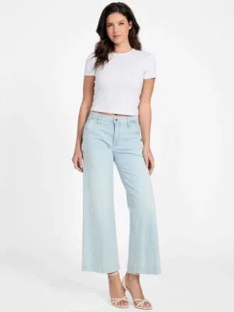 Eco Zoya Crop Wide Leg Jeans