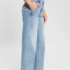 Eco Zoya Cropped Wide Jeans