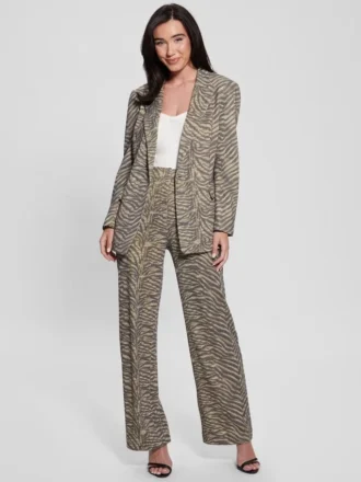 Eliane Printed Wide-Leg Pants