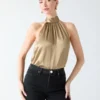Elisa Silk Halter Top