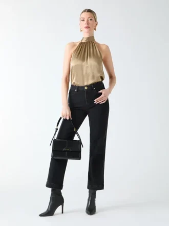 Elisa Silk Halter Top