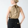 Elisa Silk Halter Top