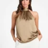 Elisa Silk Halter Top