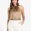 Elisa Silk Halter Top