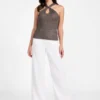 Ella Keyhole Lurex Sweater Top