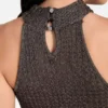Ella Keyhole Lurex Sweater Top