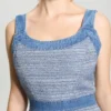 Elsie Tweed and Denim Dress