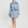 Elsie Tweed and Denim Dress
