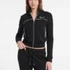 Embroidered Active Zip Sweatshirt
