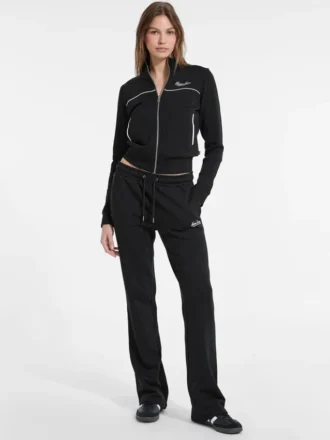 Embroidered Active Zip Sweatshirt