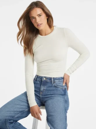 Embroidered Logo Bodysuit