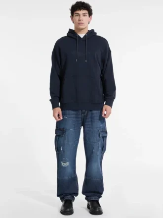 Embroidered Logo Hoodie