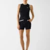 Embroidered Logo Knit Top