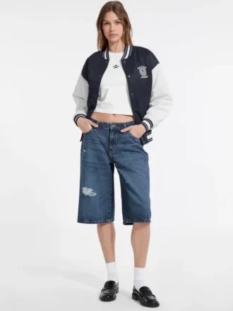 Embroidered Varsity Jacket