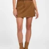 Erin Faux-Suede Mini Skirt