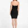 Evita Feather Bandage Dress