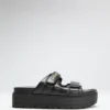 Fasten Genuine Leather Sandal