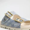 Fasten Raffia Sandals