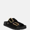 Fasten Suede Sandals