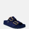Fasten Suede Sandals