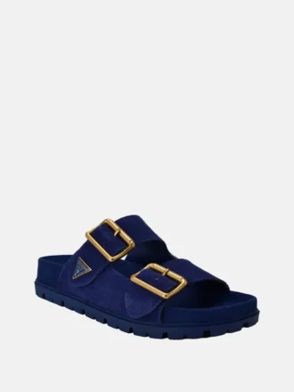 Fasten Suede Sandals