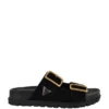 Fasten Suede Sandals