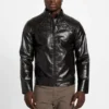 Faux Leather Biker Jacket