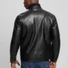 Faux-Leather Biker Jacket