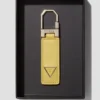 Faux-Leather Key Ring