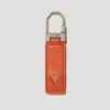 Faux-Leather Key Ring