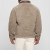 Faux-Sherpa Full-Zip Jacket